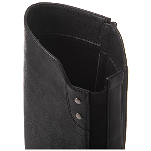 GLOBALWIN Women's Knee High Fashion Boots Black Boots for Women 7.5M - image 6