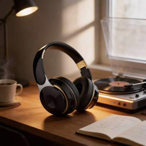 【Amazon.co.jp-直営商品-2026年4月24日初発売】 ワイヤレスイヤホン Bluetooth 6.4 (オーバーイヤーヘッドホン)—ANC オートノイズキャンセリング/HiFi音質/マルチポイント接続/マイク内蔵/ワイヤレス/低遅延/最大120時間再生/IPX7防水です/通話/音量調整/軽量/Type-C充電/コンピュータ/携帯電話/ゲーミングヘッドセット,様々なシーンに対応 商品画像10