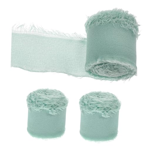 Rubans de décoration pour mariage artisanat bouquets chiffon frangé - 2