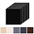 24 * 24in Peel and Stick Carpet Tiles, Self Adhesive Floor Squares with Extra Soft Pad, Easy Installation for Bedroom, Living Room, Office, Rental (10, Black)