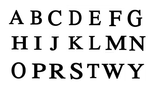 Bookishbunny 12 Inch Monogram Initial Letter A-Z Handmade Wrought Iron Metal Scrolled Signage Sign Door Wall Decoration Plaque Art, 2Mm Thick (W) #TOP2