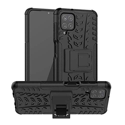 zivite Samsung Galaxy M12, Back Cover, Premium Real Hybrid Shockproof Bumper Defender Cover, Kickstand Hybrid Desk Stand Back Case Cover for Samsung Galaxy M12 - Black (B092S838J6) Amazon Price History, Amazon Price Tracker