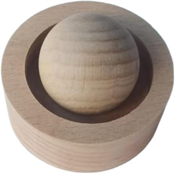 Aromatherapy Diffuser Spheres, Woodpile Essential Oil Diffusers, Wooden Diffuser for Car Home Office Bedroom DecorationBeech-Style B