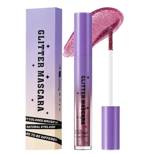 Rímel brillante – Máscara de pestañas de colores, resistente al agua, larga duración, para mujeres, , bodas, citas, salidas, escenarios, bailes
