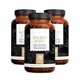 Maca Kapseln hochdosiert - Maca Extrakt mit Tribulus terrestris, Cordyceps, Bockshornklee, Zink, Ginseng, Safran, Selen - 270 Kapsel - Vegan
