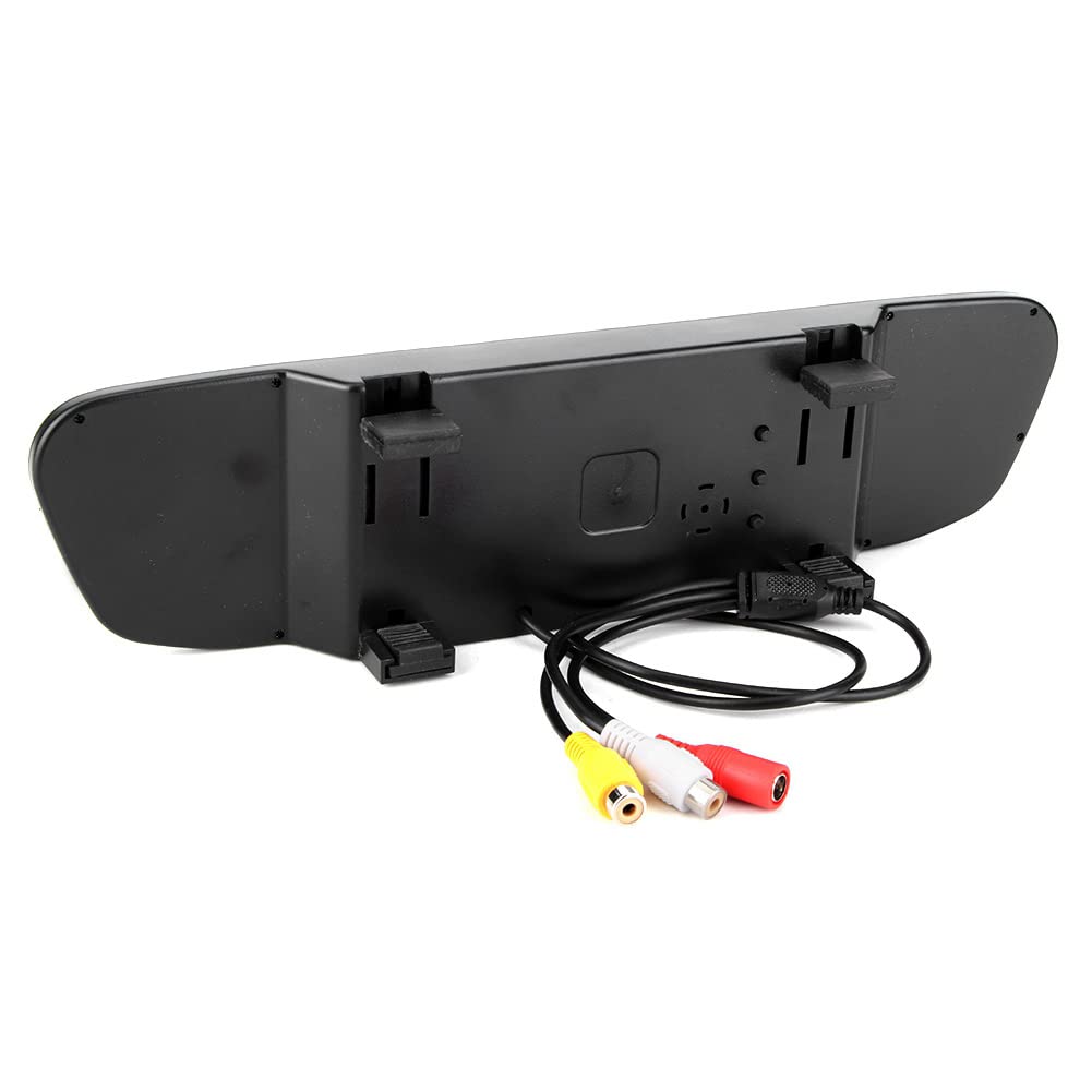Backup Camera voor Auto's 4.3in Auto Achteruitkijkspiegel Monitor HD TFT-LCD Scherm 2 Kanalen Video Input Scherm met Waterdichte Achteruitrijcamera Achteruitrijcamera