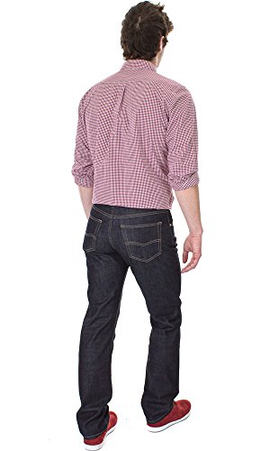 Calças, Taco, Slim, Masculino, Verde (Militar), 38