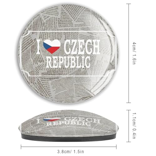 Aimants république tchèque verre pour fixer vos notes sans glisser - 4