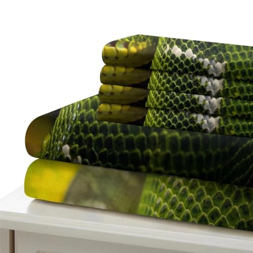 Housse de couette serpent 220x240cm avec taies d'oreiller - 6