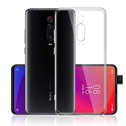 Image of Case Creation Redmi K20 Imported 0.3mm Crystal Clear Totu Silicone Transparent Flexible Soft Corner Protection with TPU Slim Back Case Color Variation Cover for Mi Redmi K20