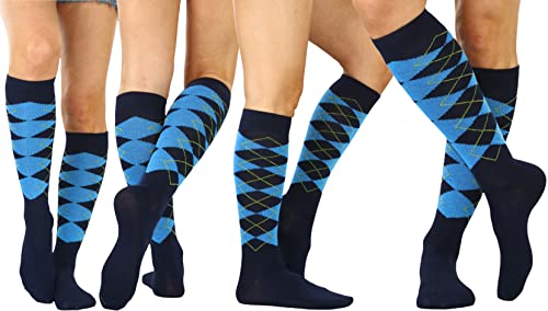 Image of ToBeInStyle Women's Pack of 6 or 12 Knee High Socks
