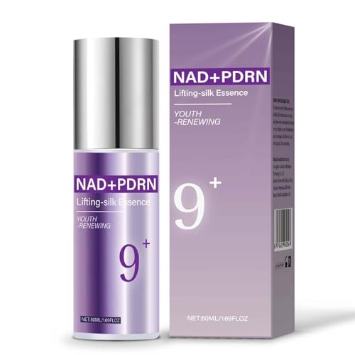 NAD+PDRN Essence Serum Gesicht - PDRN Serum & Anti Aging Seru m- Ser um Korean Skincare mit Peptide - Peptides Lifting Firming Serum - Gesichtsserum für Aging, Dull Skin, Fine Lines, Elasticity