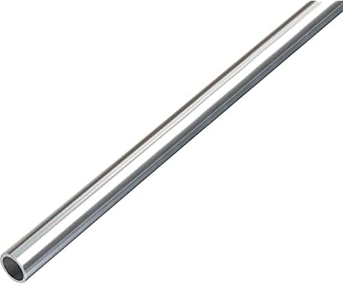 Alberts 488406 Rundrohr | Aluminium, chromdesign | 1000 x 10 x 1 mm