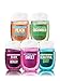Bath and Body Works Anti-Bacterial Hand Gel 20-Pack PocketBac Sanitizers, Assorted Scents, 1 fl oz each