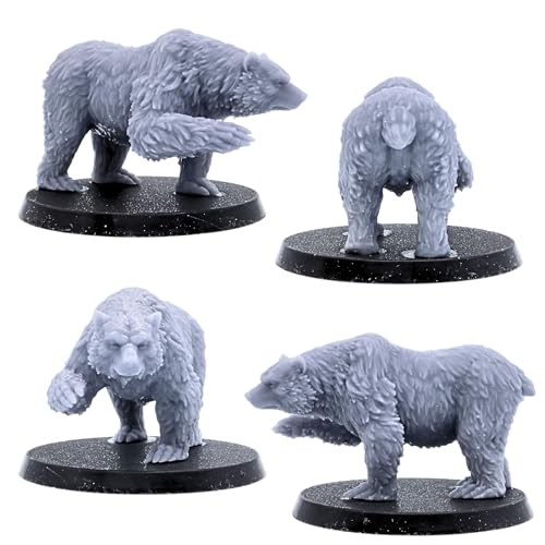 Grizzly Bear Miniature Figure for Giant 28mm Dungeons and Dragons Miniature Gaming, Fantasy Role Playing Games - Image 3