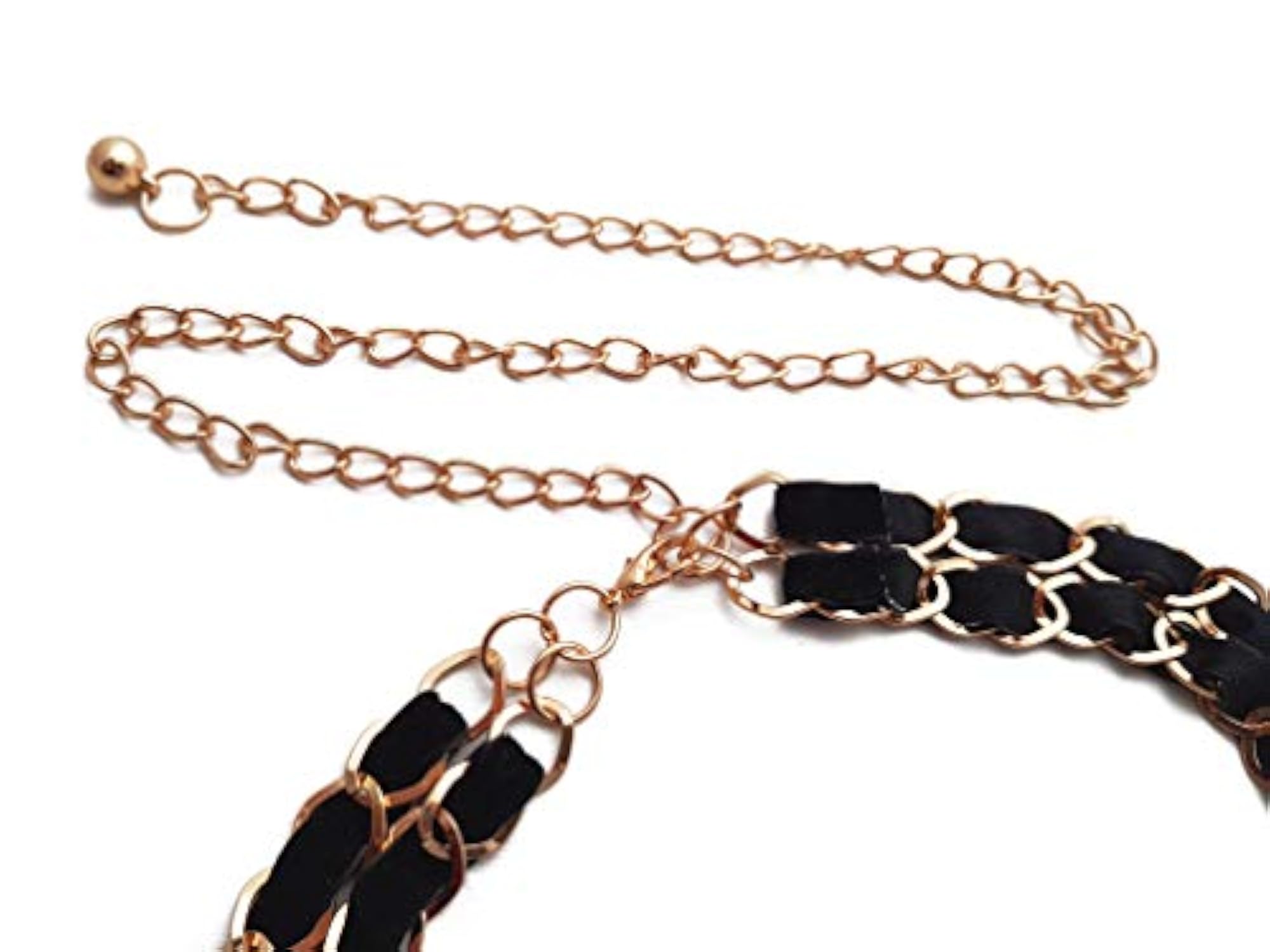 Women's Gold Plated Stretchable Belly Chain Waist Belt, Elegant Gift