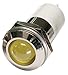 Round Indicator Light, Yellow, 3VDC