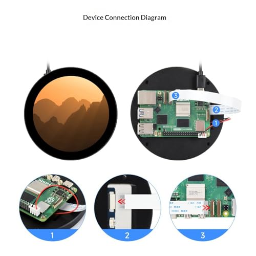 Écran tactile capacitif réactif 4 pouces dalle affichage interaction fluide et précise