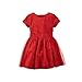 Carter's Little Girls' Toddler "Glitter Tulle" Dress - red, 3t
