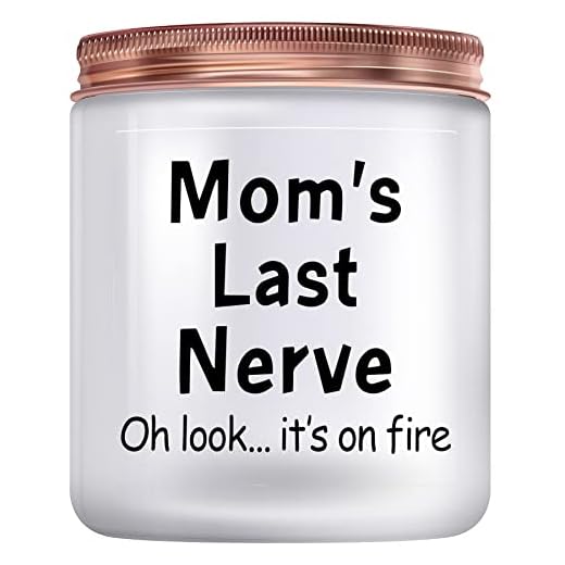 Gifts for Mom from Daughters, Son- Mom Birthday Gifts- Christmas Gifts for Mom- Funny Mom Gifts- Unique Mother's Day Gift Present for Mom- Lavender Scented Candles
