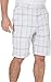PGA TOUR Men's Golf Performance Plaid Shorts, Hot Coral, 36