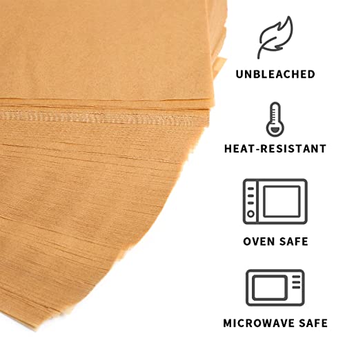Parchment Paper, 300 Pcs Parchment Paper Sheet 9×13 Inch, Yuleer Unbleached Parchment Paper With A Silicone Brush, Suitable For Baking, Cooking, Steaming, Air Fryer, Grilling, Roasting, Cookies #TOP2