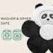 PandaEar Baby Bath Pad for Infant Newborn | Bath Seat Soft Panda Cushion Mat for Sink Bathtub Essentials Shower Gift (Black)