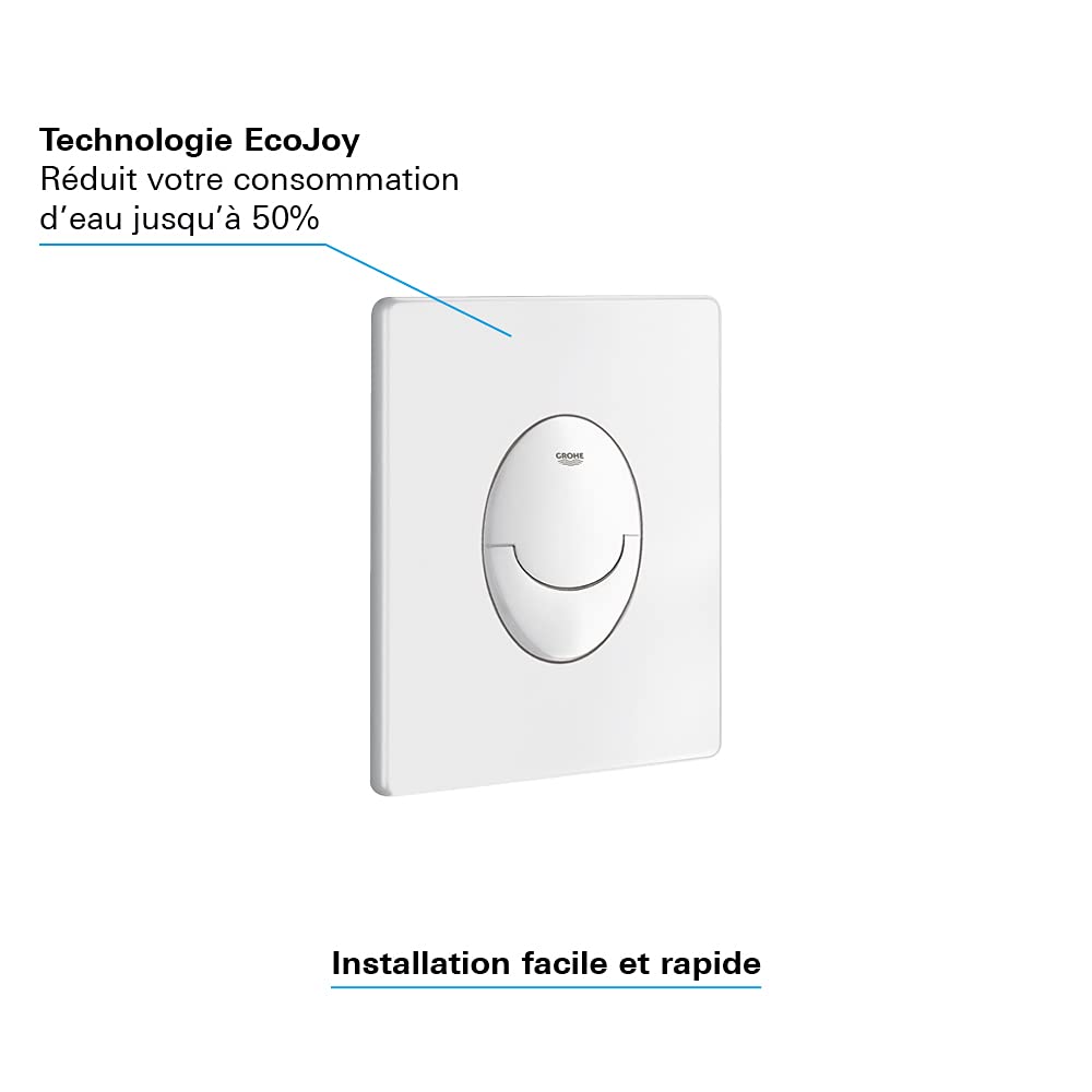 GROHE Plaque de commande Start Blanc alpin 38964SH0 (Import Allemagne)