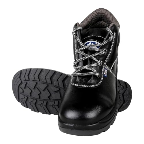 Image of Allen Cooper AC - 1008 Safety Shoe S.T. Booty Print Leather - PU - D.D - D.C Sole - High Ankle