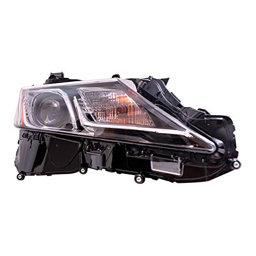 Brock Aftermarket Replacement Passenger Right Bi-Led Combination Headlight Assembly Without Led Signal Light Compatible With 2019-2020 Toyota Camry L North America Built Only #TOP1
