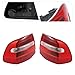 For Porsche Cayenne 2007 2008 2009 2010 Rear LED Tail Light Assembly, Left & Right Side Tail Lamp with Brake Light & Turn Signal Light, Taillight Assembly Direct Replacement, 95563148801 (Left+Right)
