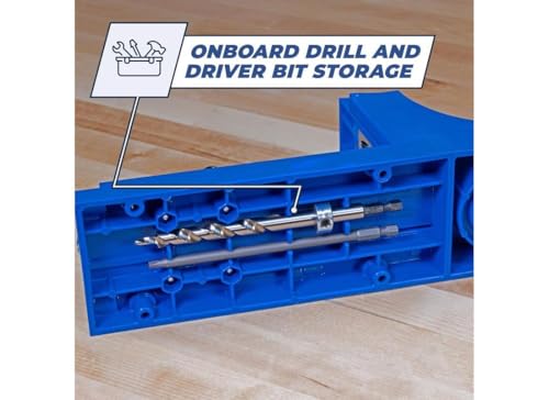 Image of Kreg K4 Pocket Hole Jig - Adjustable, Versatile Jig for Strong Joints - Create Perfect, Rock-Solid Joints - Easily Adjustable Drill Guides - For Materials 1 /2 inch to 1 1 /2 inch Thick