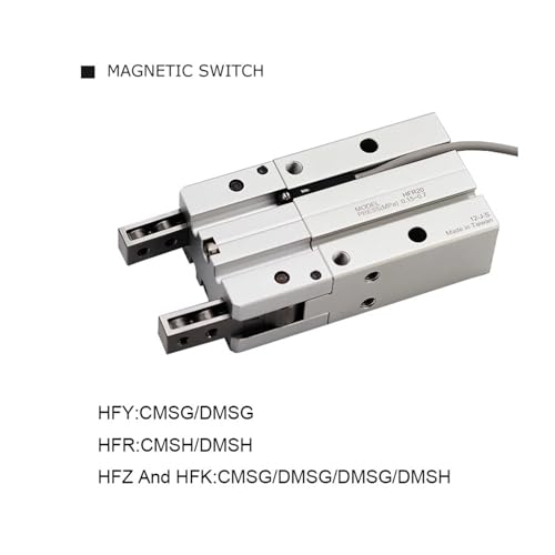 Cylindre à griffes pneumatiques HFK-25 pour espaces de serrage restreints - 5