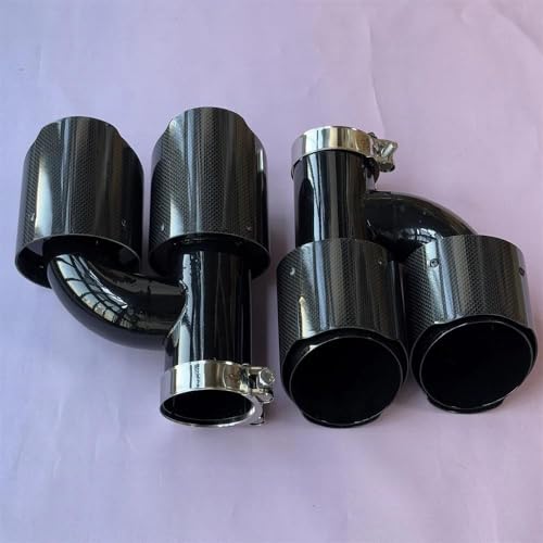 Puntas de escape dobles tipo H para renovar colas oxidadas de forma elegante 5
