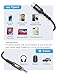 JSAUX USB C to 3.5mm Audio Aux Jack Cable [10ft], USB Type C to 3.5mm Headphone Stereo Cord Car Compatible with iPhone 16/15Pro Max Plus, iPad Pro, Samsung Galaxy S24 S23 Ultra, Pixel-Black