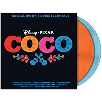 Coco Original Motion Picture Soundtrack - Exclusive Marigold & Azul Colored Vinyl 2 LP