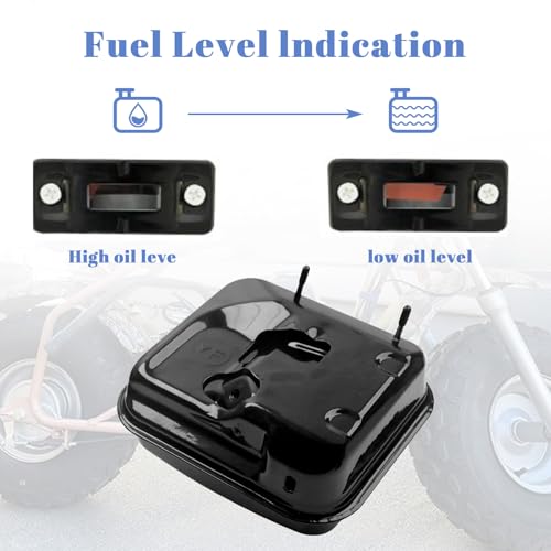 Image of Gas Fuel Tank with Fuel Gauge for Predator 212 Hemi Engine for Honda GX200 GX160 for Coleman CT200U BT200X Baja Warrior MB200 196cc 200cc Mini Bike Go Kart Parts