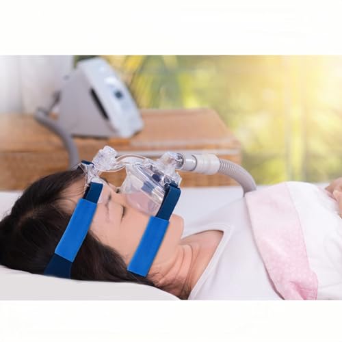 Image of 4 Pack CPAP Mask Strap Covers | Strap Comfort Pads, Compatible with Full Mask, Reduce Headgear Pressure and Cheek Red Marks, Extend Mask Strap Useful Life