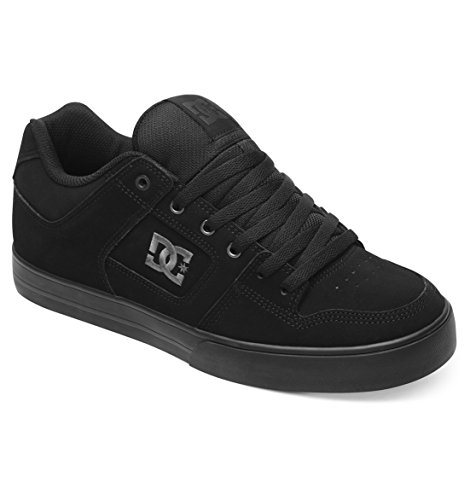 DC Men's Pure Skate Shoe,Black/Pirate Black,7.5 M US