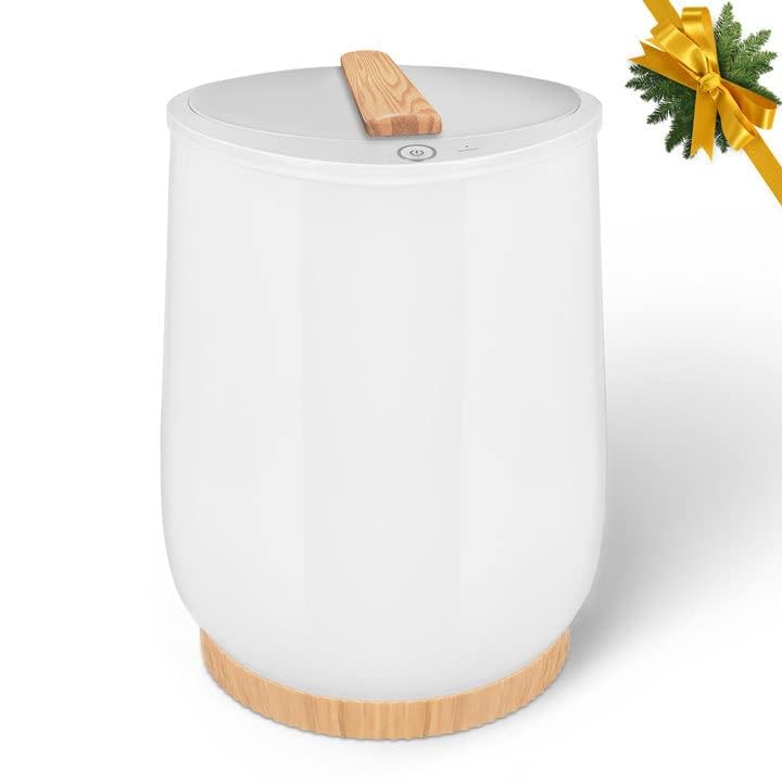Image of Bonrcea 2023 Upgrade Towel Warmers Timer Function Auto Shut Off 20L Large Capacity Hot Towel Warmers Bucket Portable for Bathroom, Ideal Gift for Father's Day, White, WHITEE1819N