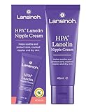 Lansinoh 10161 Crema Lanolina HPA para el Pezón, 40 ml, 100% Natural, Calma y Protege Pezones Agrietados y con Dolor, Multicolor