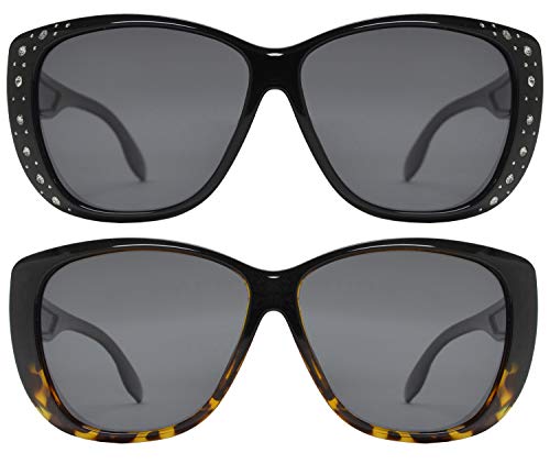 PZ - Polarized Women Sunglasses Wear to Cover Over Prescription Glasses UV Protection2