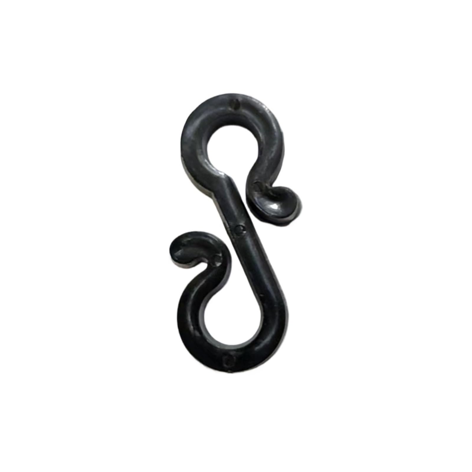 BAYNOPURIN Outdoor Light Hook 10-100Pcs Christmas Light Clips Gutter Hanger Hooks S for Hanging Outdoor String Lights Rope Xmas Tree Decoration(Black 20pcs)