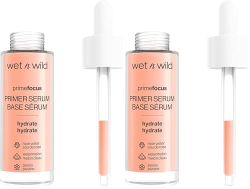Image of wet n wild Prime Focus Primer Serum for Face, Hydrating for Dry Skin, Makeup Primer Serum (Pack of 2)
