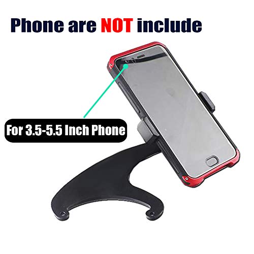 Miniclue Behind Tachometer Bolt-On Smartphone Cell Phone Cup Mount GPS Holder with Cradle Rotatable Clip for Mini Cooper F54 F55 F56 F57 F60，1pack - Thumbnail 4