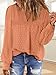 BETTE BOUTIK Fall Fashion Blouse Women Long Sleeve Boho Flowy Peasant Tops Going Out Dressy Casual Chiffon Western Shirt Babydoll Cute Loose Clothing Tender Orange XL