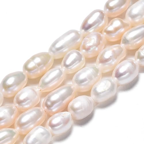 Boutigem 200Pcs Irregular Pearl Beads Natural Freshwater Pearl Beads 5.5~6mm for Necklace Bracelet Earring Jewelry Making DIY Crafts - Image 3