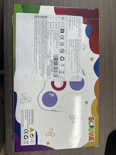 SCIONE 6PCS Mini Crystal LED Light Fidget Spinner for 3-8 Kids, 2.24inch LED Light up Fidget Toys for Kids,Glow in The Dark Party Supplies for Pass the Parcel Prizes Party Bag Fillers - Image 8