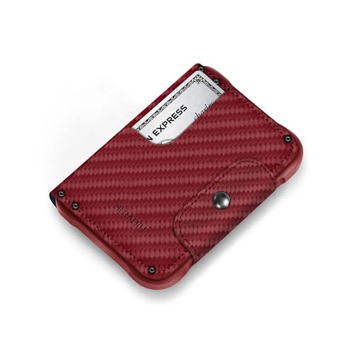 MURADIN Minimalist Slim Business Bifold Wallet for Men - Tactical Front Pocket Wallet with RFID Protection and Secure Card Holder