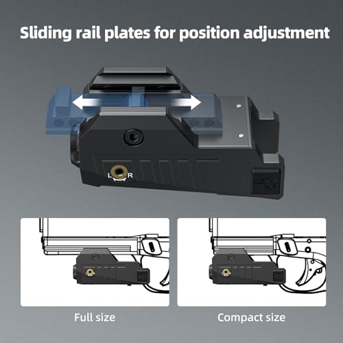 EZshoot Compact Pistol Laser Sight with Adjustable Slide Rail - image 2
